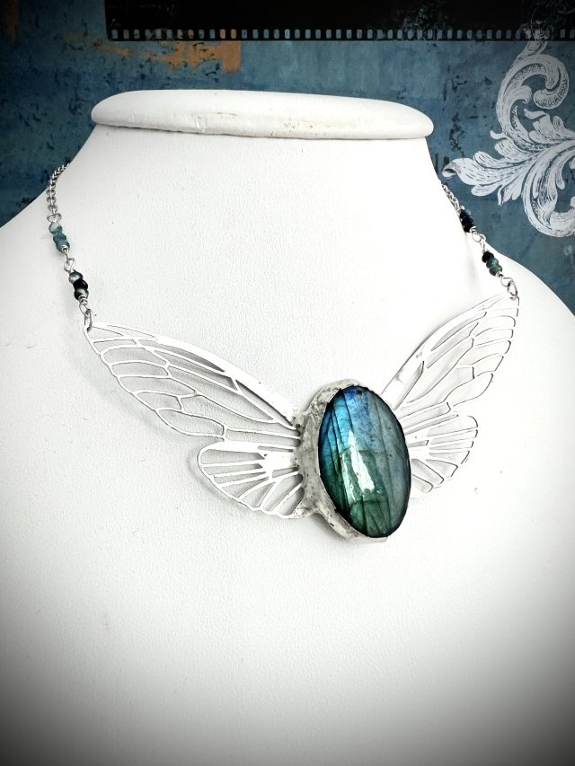 Naszyjnik Labradorite Butterfly
