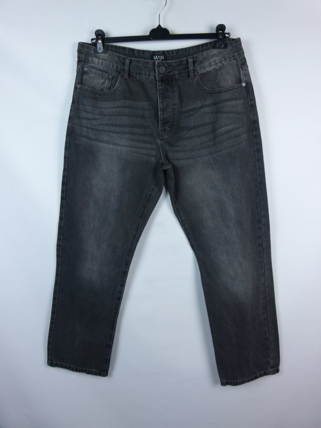 Boohoo Man straight jeans proste spodnie dżins W36 - XL
