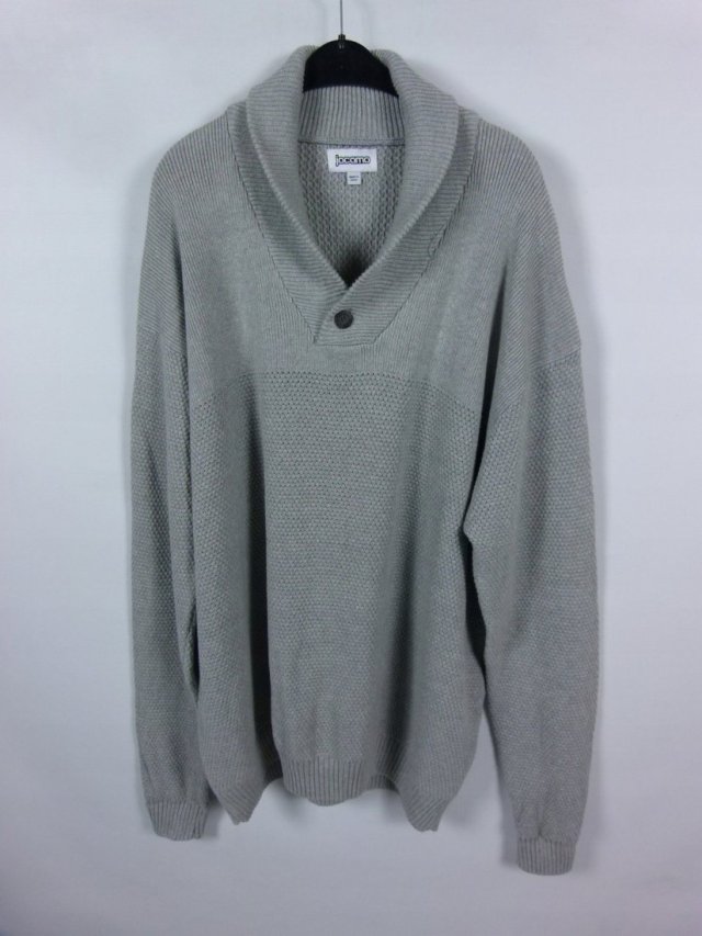 Jacamo sweter z kołnierzem bawełna XL / 48 - 50
