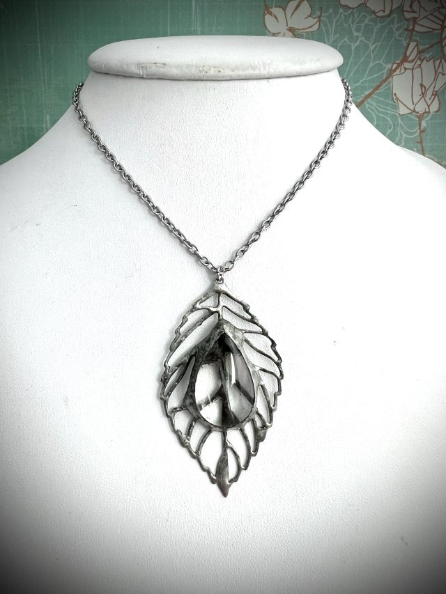 Naszyjnik Kryształowy liść