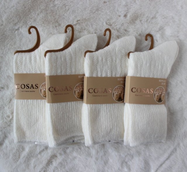 4 x Skarpetki damskie wełniane 35-38