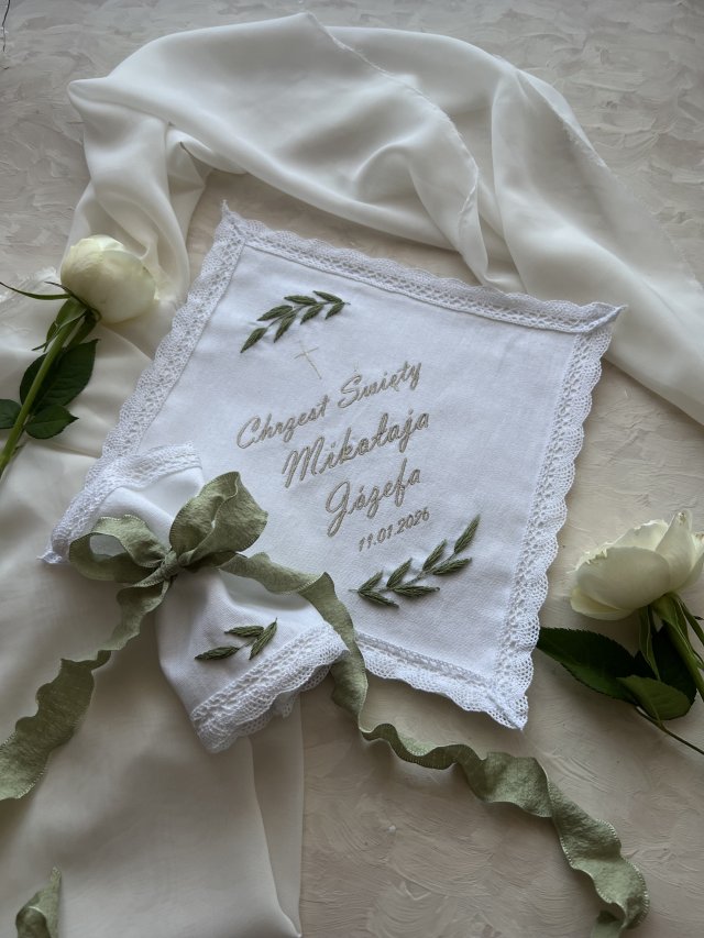 Szatka do chrztu personalizowana