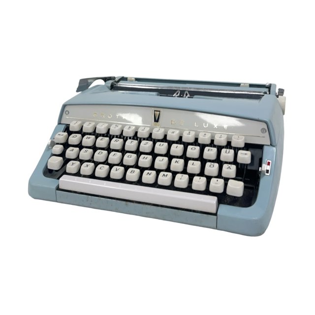 Walizkowa maszyna do pisania Brother De Luxe, Japonia, lata 70.