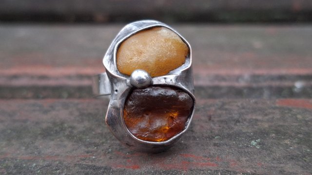 Surowy - pierścionek regulowany