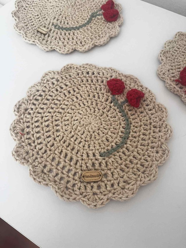 Szydełkowe podkładki