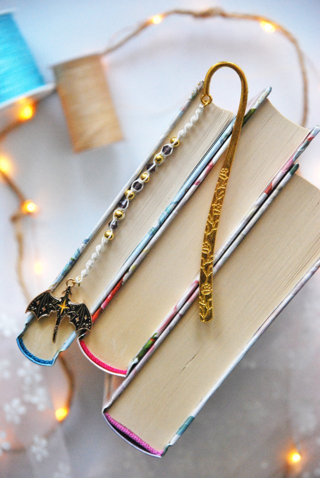 Metalowa zakładka do książki smok | Zakładka ze smokiem