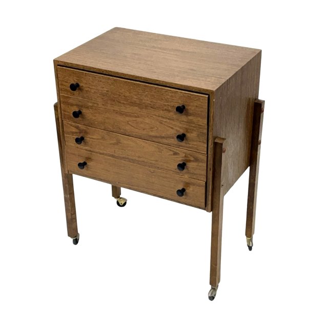 Modernistyczny niciak, z organizerem, NRD, lata 60