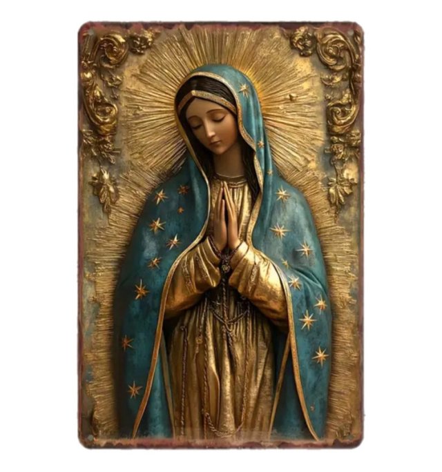 Vintage style obrazek zawieszka Maryja Matka Boska