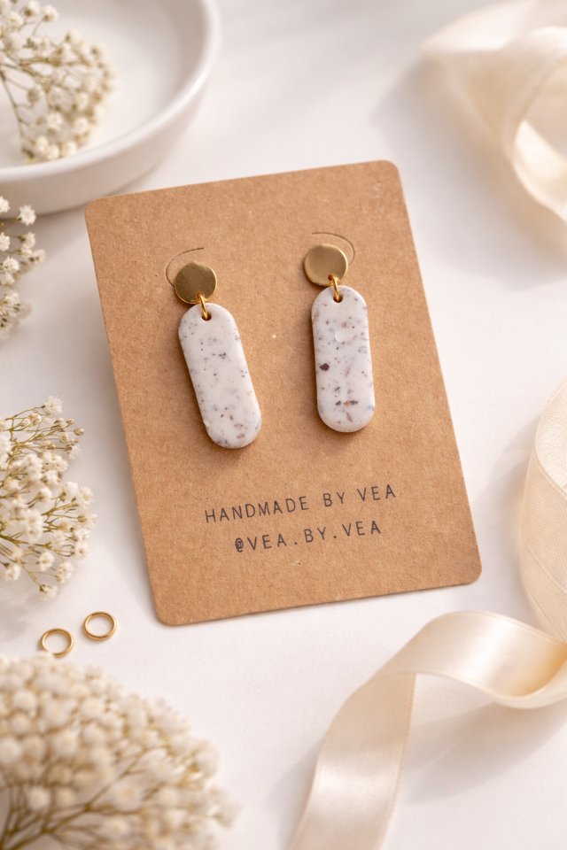 Kolczyki z glinki polimerowej