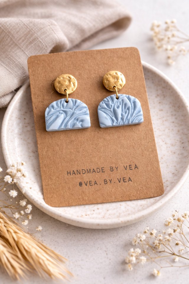 Kolczyki z glinki polimerowej