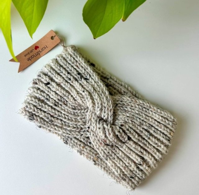 Opaska - szary melanż