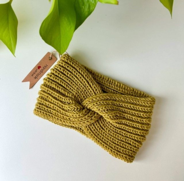 Opaska - oliwkowa - MERINO