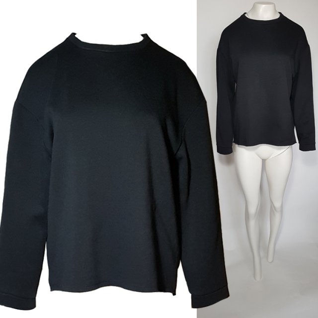 ZARA czarna damska bluza dresowa oversize M L XL Hv278