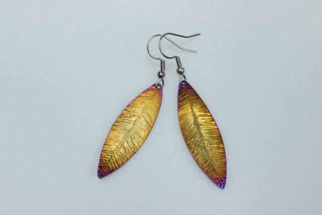 kolczyki tytanowe "salix"