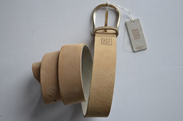 pasek NILE 80 skóra naturalna