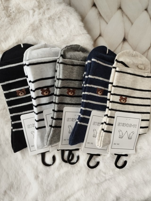 5 x Skarpetki damskie bawełniane 35-38