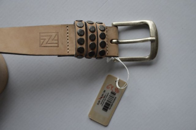 pasek NILE 90 skóra naturalna nubuk