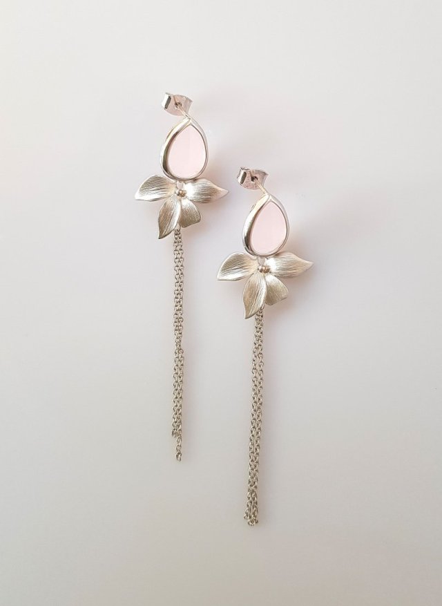 Kolczyki Iced Pink Blossom