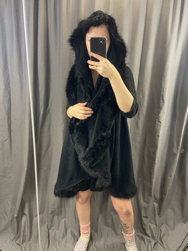 kamizelka z futerkiem