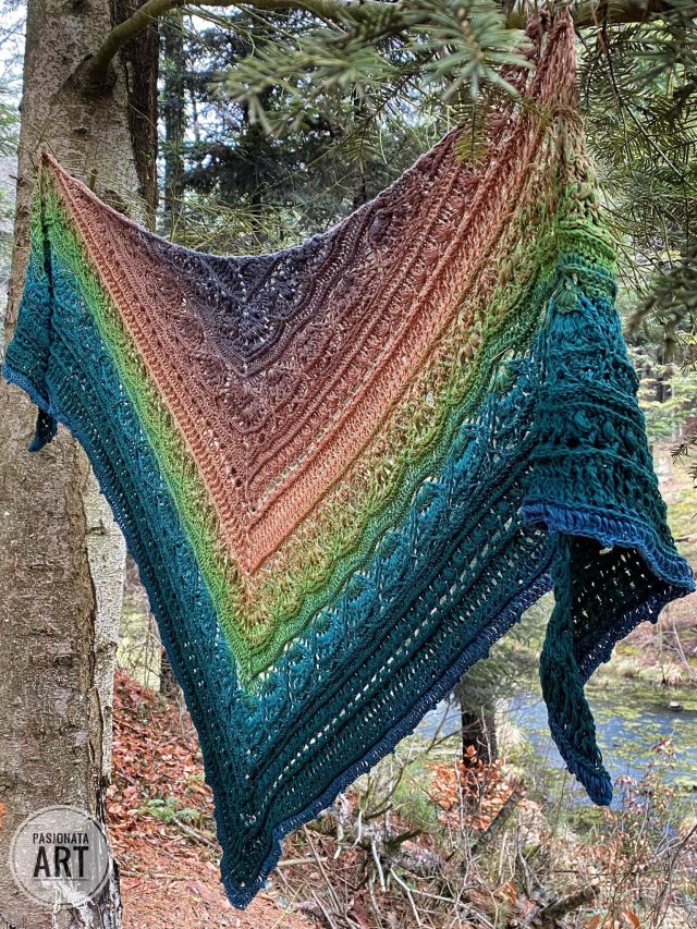 Chusta szydełkowa Alaska