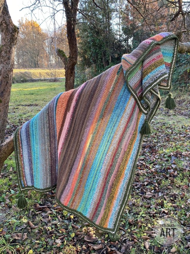 Koc-pled szydełkowy