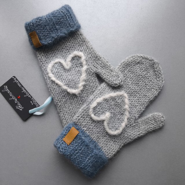 Rękawiczki z sercem