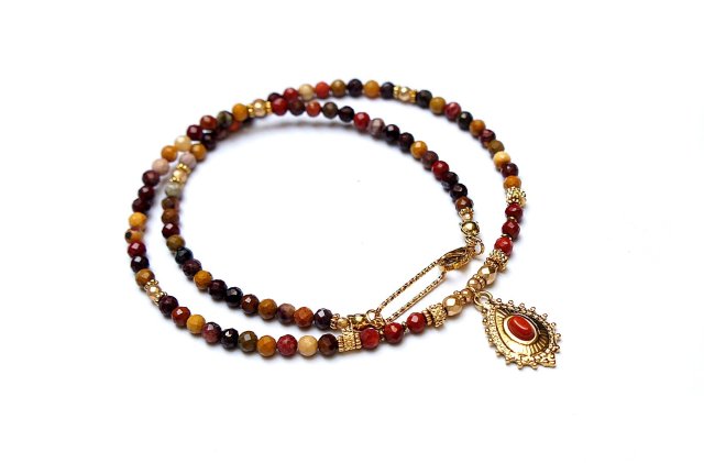 Jaspis Mokait vol. 4 /19.07.25 choker/ - Szlachetna kolekcja