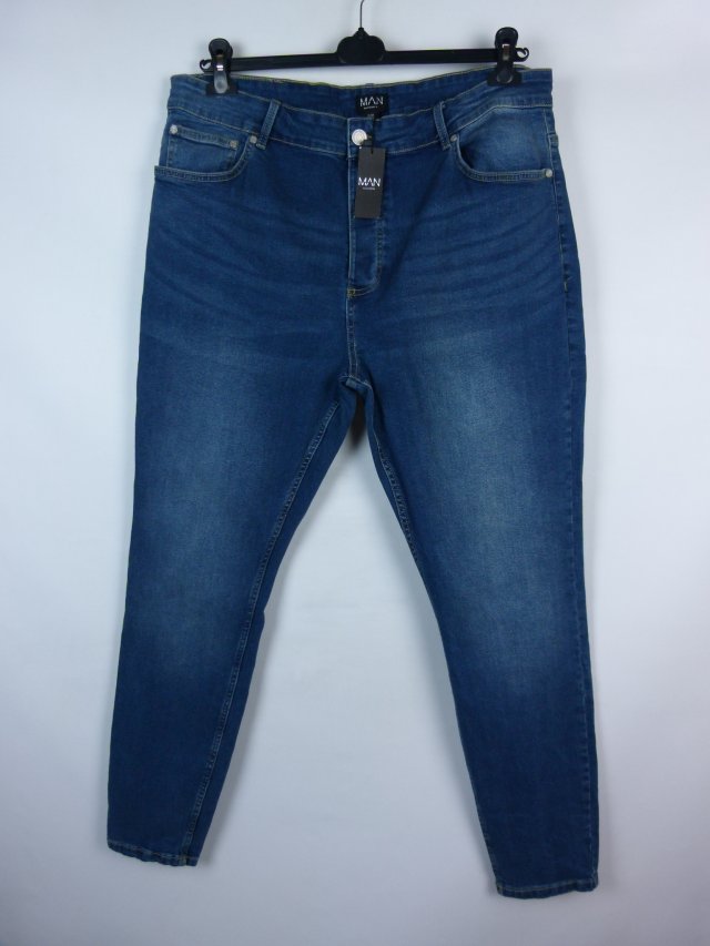 Boohoo Man skinny jeans spodnie dżins z metką UK44 / Eur60 - 3XL
