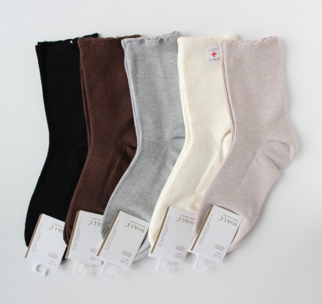 5 x Skarpetki damskie gładkie 39-42