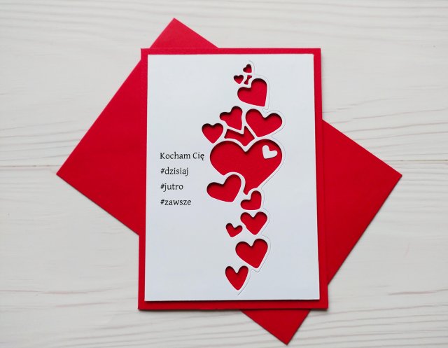 Kartka Kocham Cie