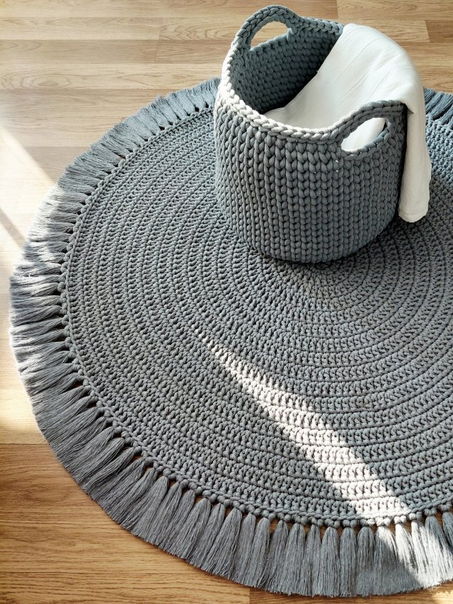 SZNURKOWY ZESTAW W STALOWYM KOLORZE