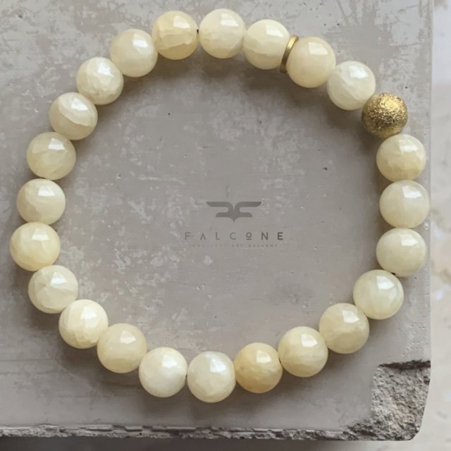 Bransoletka z jadeitami Sand