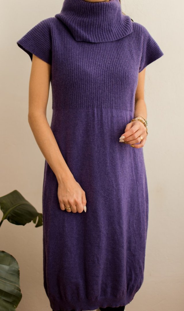 wełniana sukienka M