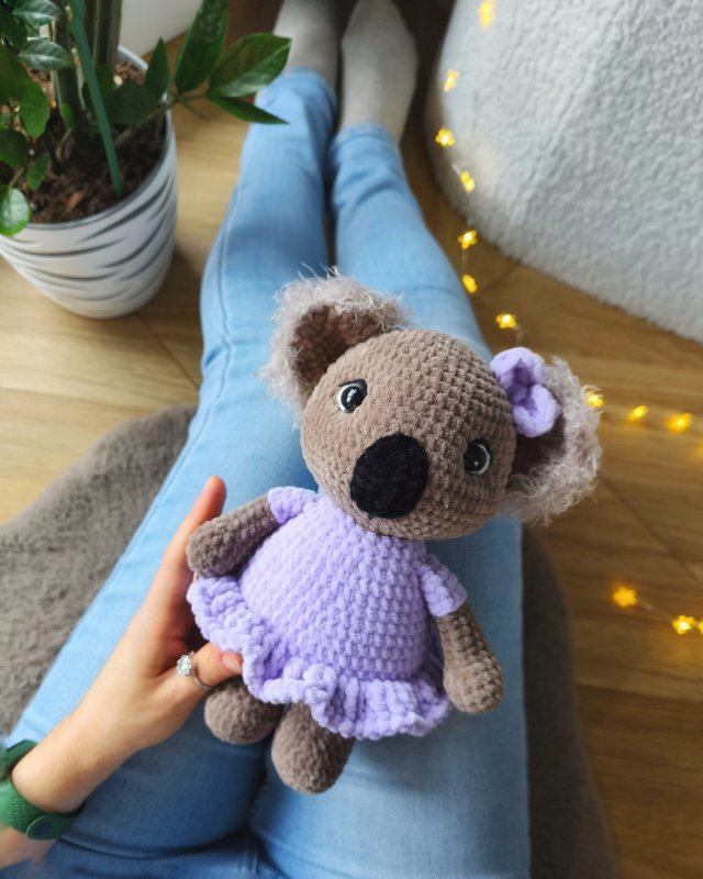 Koala dziewczynka, Miś pluszowy na prezent, Przytulanka dla dziecka