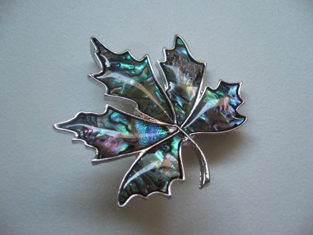 BROSZKA ZAWIESZKA LIŚĆ MASA PERŁOWA