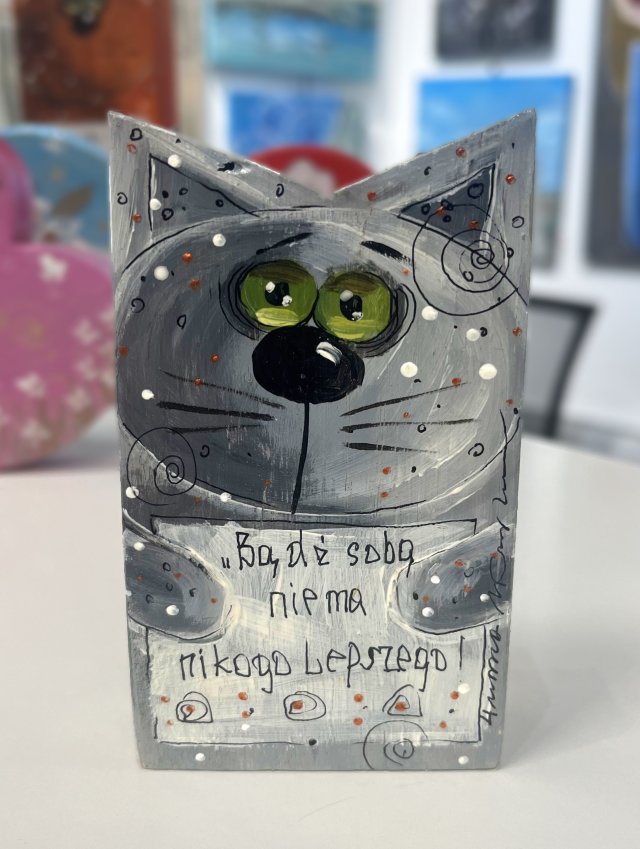 Motywacyjny kotek - Bądź sobą nie ma nikogo lepszego!