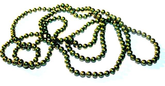 GROSZKOWE kuleczki  retro DŁUGIE KORALE VINTAGE JAK KAMIENNE