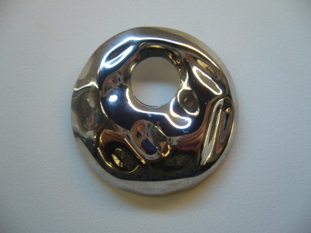 PIĘKNA DUŻA BROSZKA STAL NIERDZEWNA