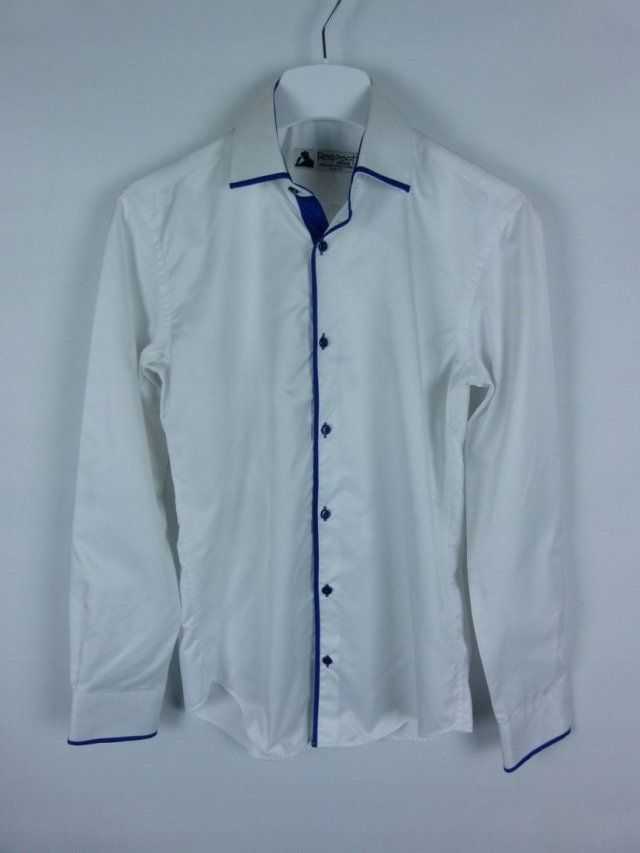 Respect biała koszula slim fit / XS