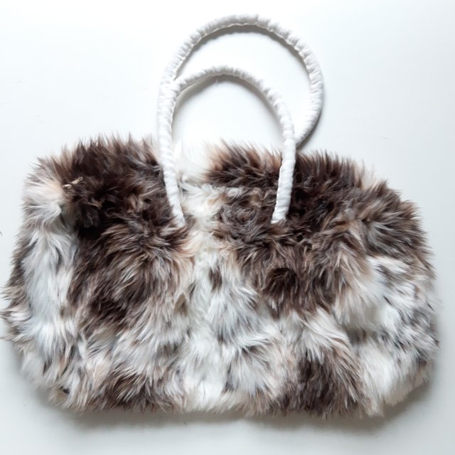 Torba na Ramię Vintage Futerko Futro