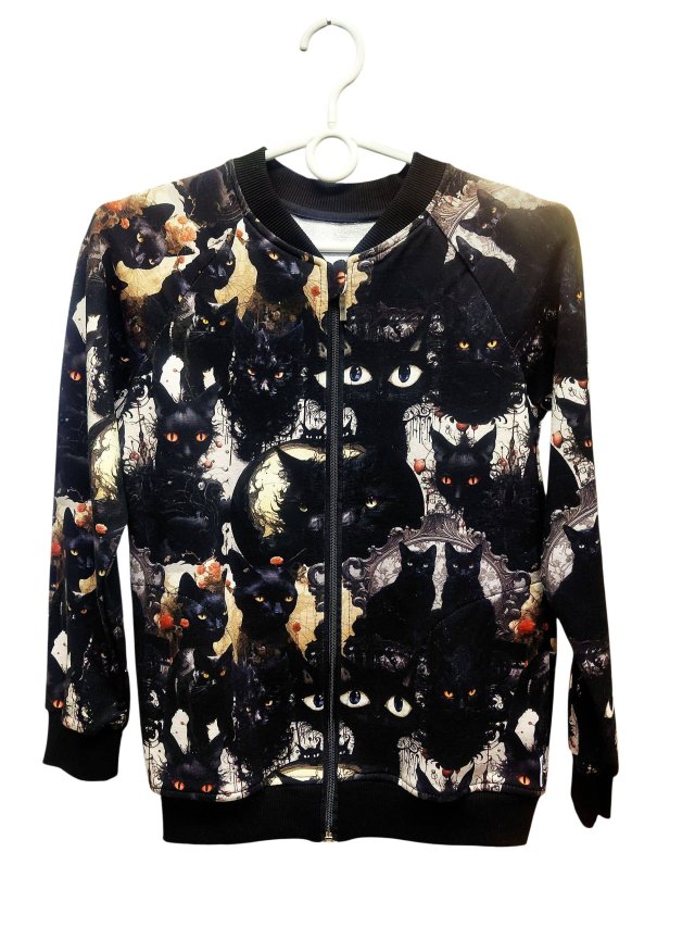 Bomberka czarne koty 140/146