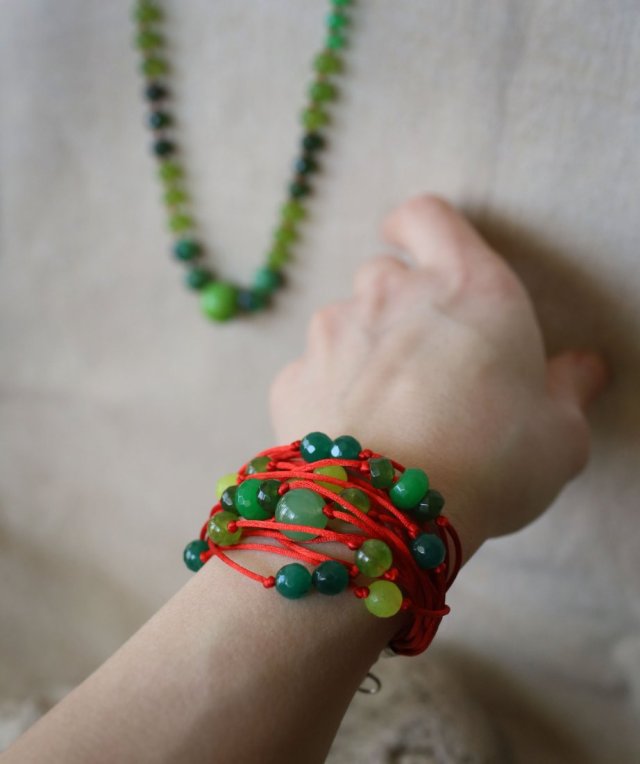 Komplet naszyjnik i bransoletka