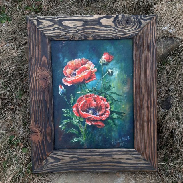 Drewniana rama - (30x40 cm)