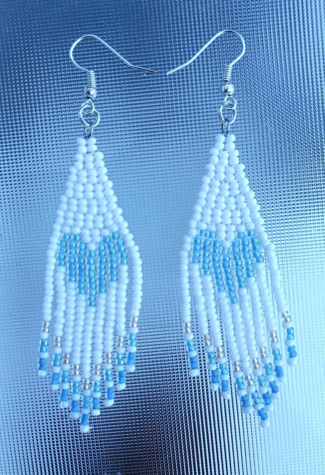 Błękitne walentynkowe serca - kolczyki dla kobiety na walentynkowy prezent