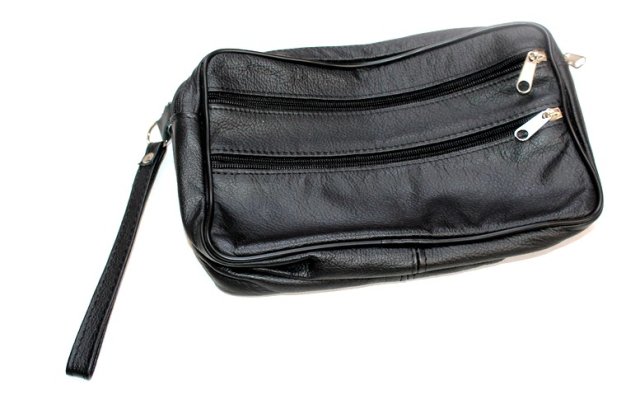 MĘSKA skórzana saszetka vintage