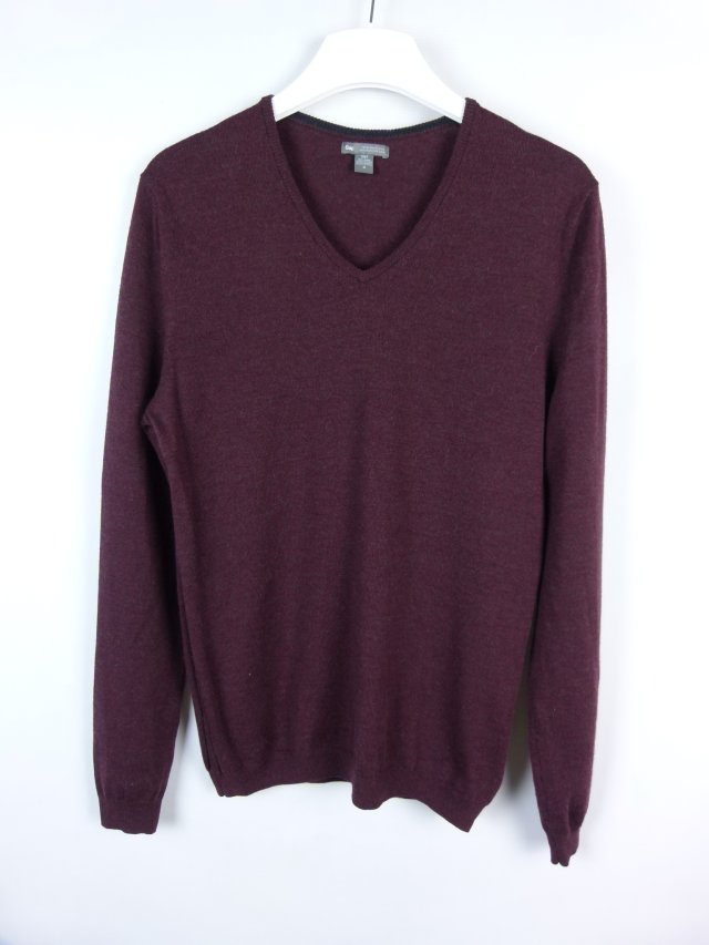 GAP cienki wełniany sweter italian merino wool / M