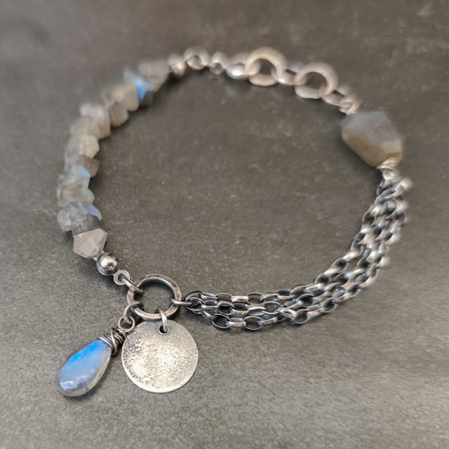 Bransoletka z labradorytów