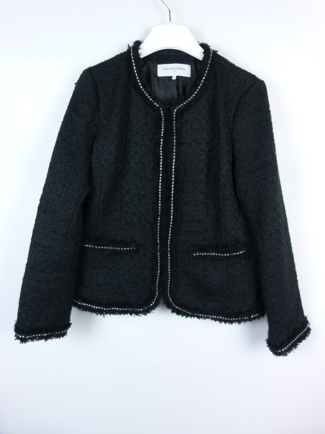 Gerard Darel grubszy żakiet blezer / 42