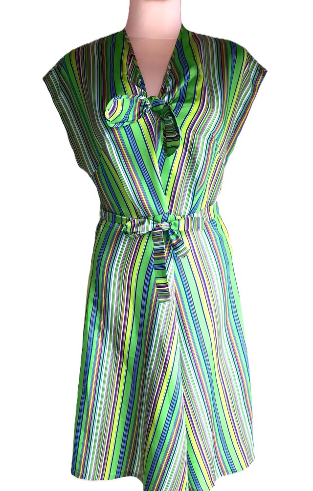 Sukienka vintage w paski