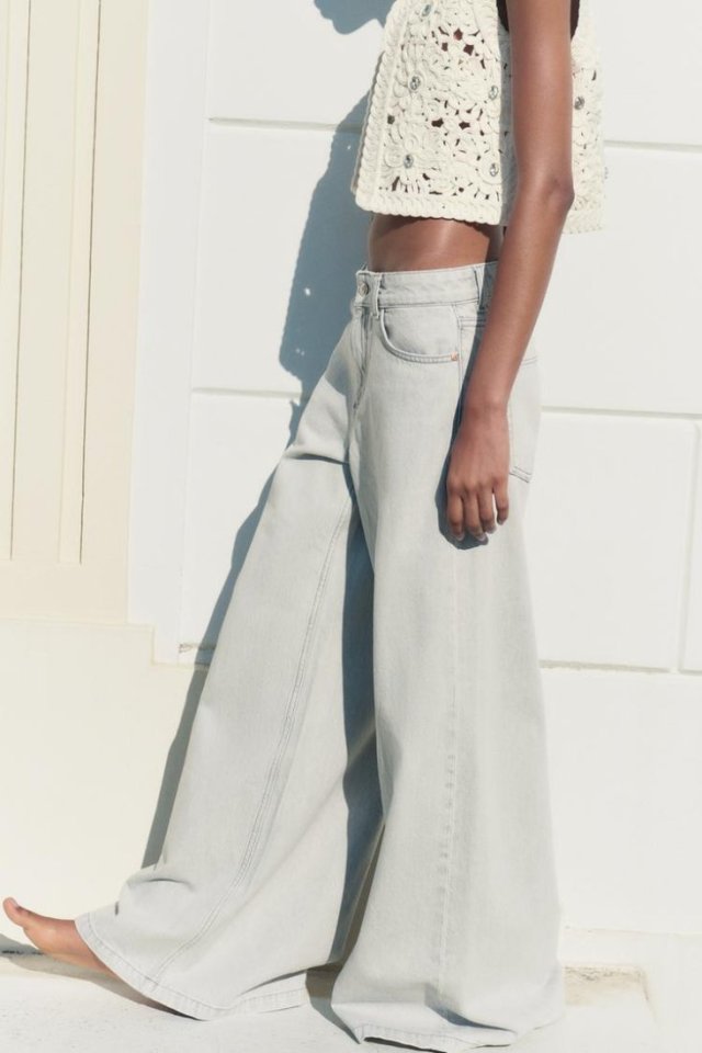 ZARA - JEANSY PALAZZO - 36